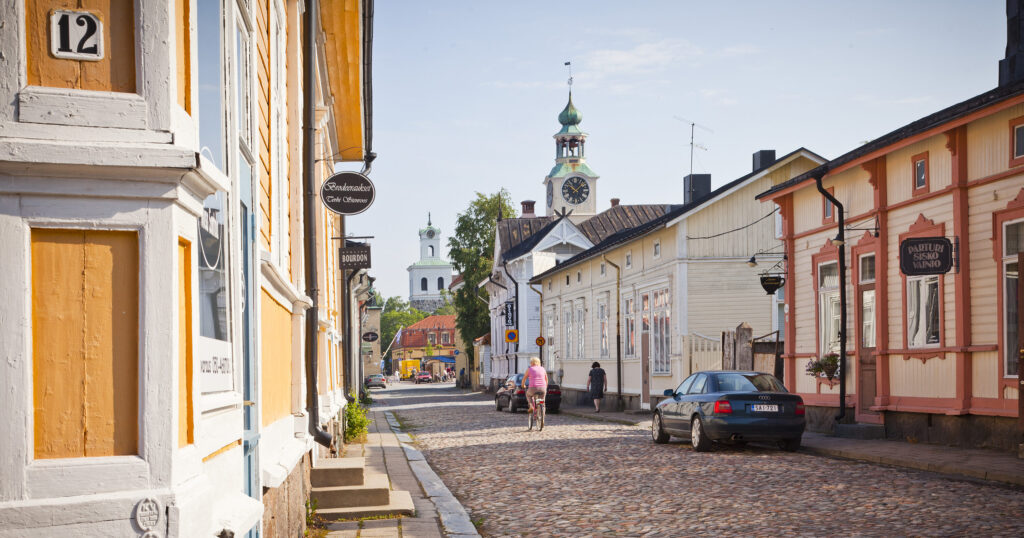 Isoraastuvankatu in Old Rauma.