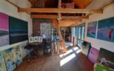 Artist Hulda Leifsdottir's atelier and her artworks.