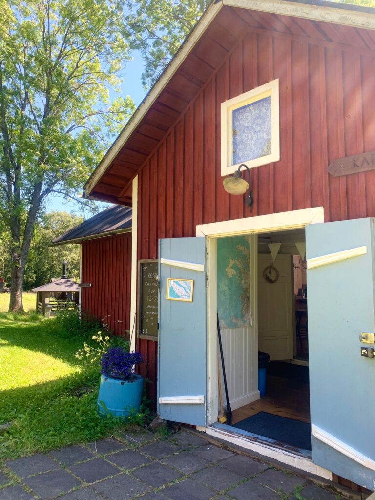 Reksaari summer cafe.