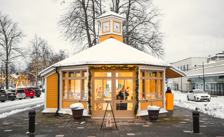 Savilan matkailuneuvonta joulunaikaan.