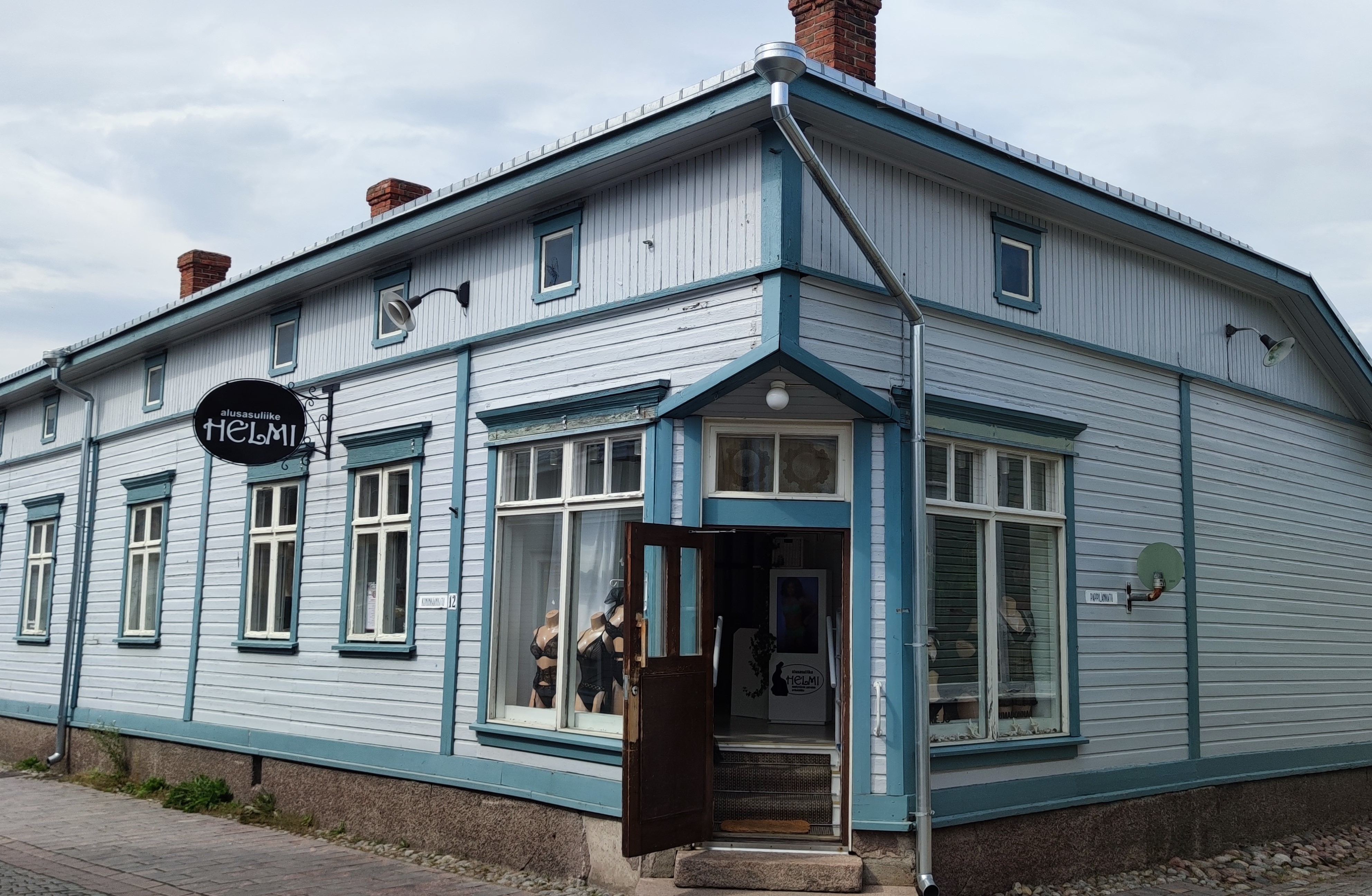 Lingerie shop Helmi in Old Rauma.
