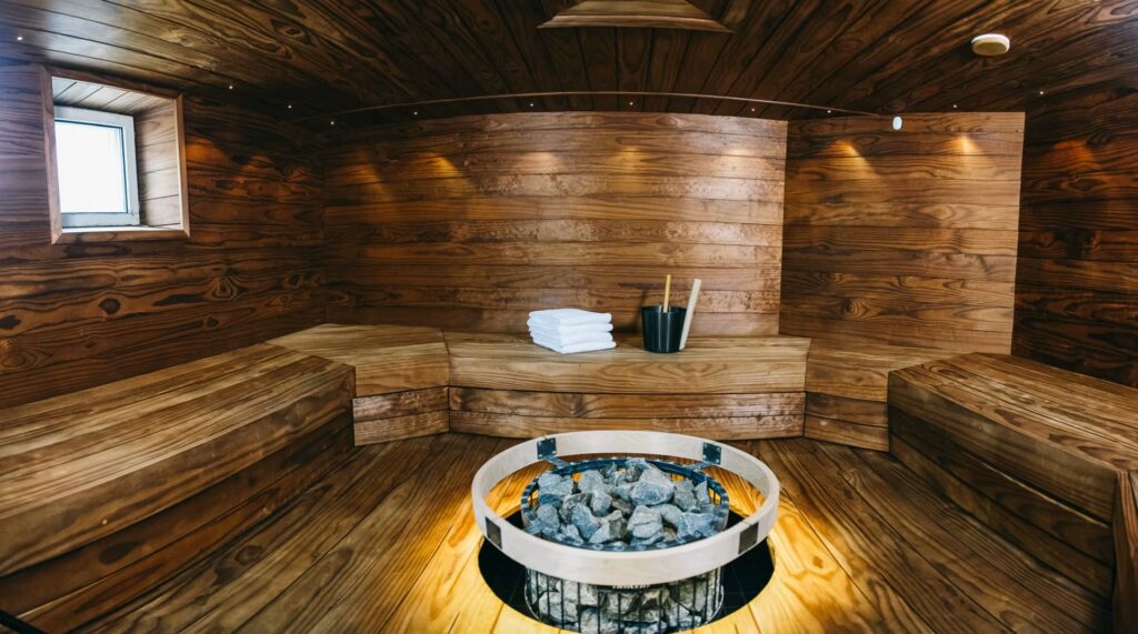 Hotelli Kalliohovin sauna.