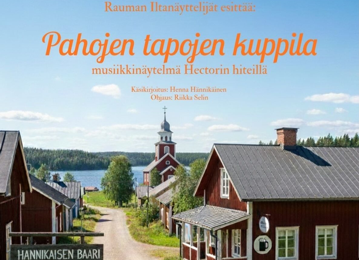 Pahojen tapojen kuppila -juliste