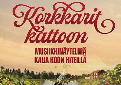 juliste rauman kesäteatterin esityksestöä.